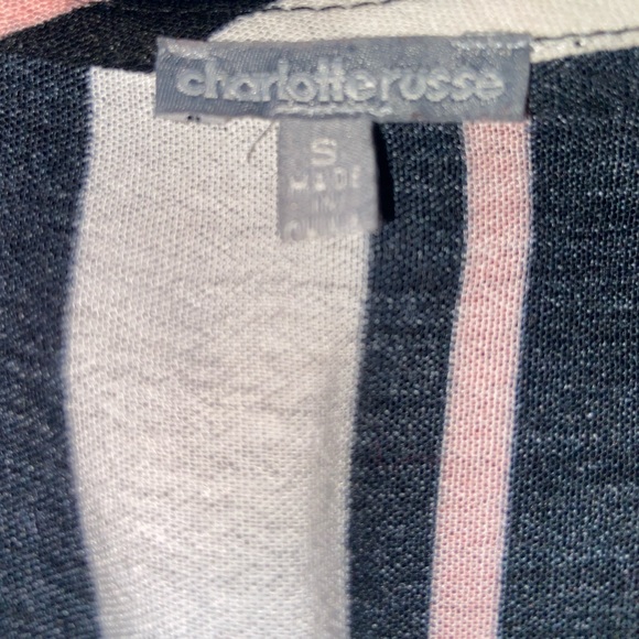 Charlotte Russe- Multi-color Striped Top - Picture 11 of 12